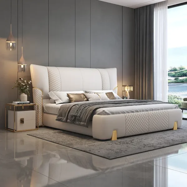 giuong ngu boc da cao cap kieu canh quat sang trong sp12683 2