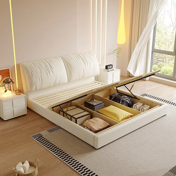 Giường Ngủ Bọc Da Cao Cấp Thiết Kế Thấp Gọn Hiện Đại - SP12628 3 Giường Ngủ Bọc Da Cao Cấp Thiết Kế Thấp Gọn Hiện Đại - SP12628 - Ảnh 3