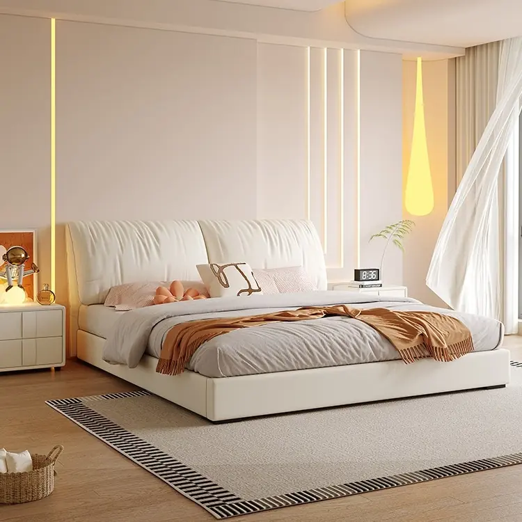 Giường Ngủ Bọc Da Cao Cấp Thiết Kế Thấp Gọn Hiện Đại - SP12628 2 Giường Ngủ Bọc Da Cao Cấp Thiết Kế Thấp Gọn Hiện Đại - SP12628 - Ảnh 2