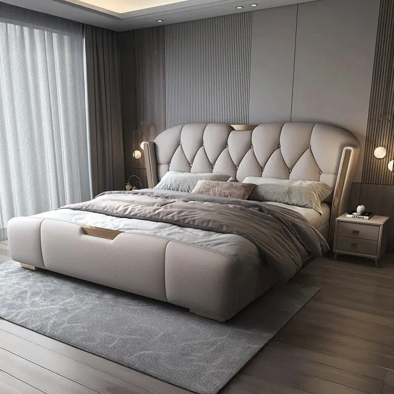 Giường ngủ bọc da sp12660