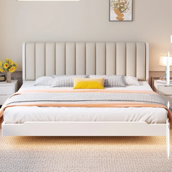 Giường Ngủ Bọc Da Đầu Rãnh Đứng Cao Cấp - SP12612