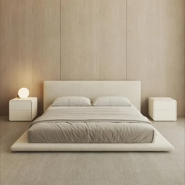 Giường Ngủ Bọc Da Kiểu Nhật Tối Giản - SP12698