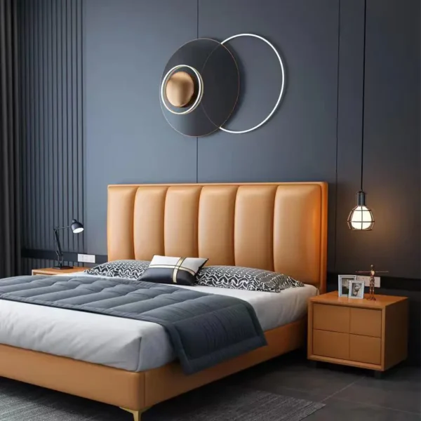 Giường Ngủ Bọc Da Phong Cách Hiện Đại - SP13478