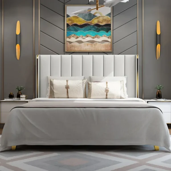 Giường Ngủ Bọc Da Thanh Lịch - SP13438