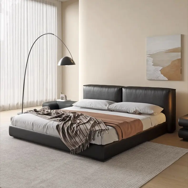 Giường Ngủ Bọc Da Thiết Kế Cổ Điển Thanh Lịch - SP13328 6 giuong ngu boc da thiet ke co dien thanh lich sp13328 1