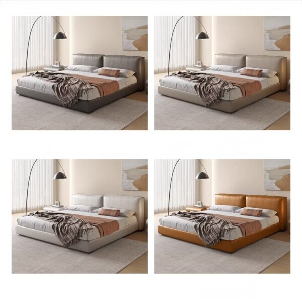 Giường Ngủ Bọc Da Thiết Kế Cổ Điển Thanh Lịch - SP13328 5 giuong ngu boc da thiet ke co dien thanh lich sp13328