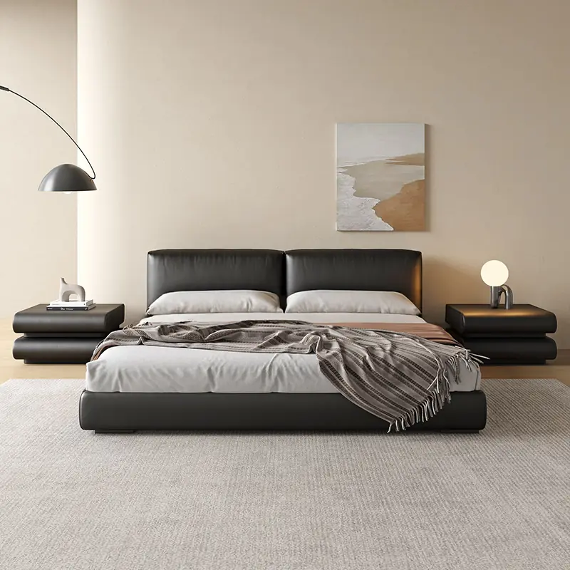 Giường Ngủ Bọc Da Thiết Kế Cổ Điển Thanh Lịch - SP13328 1 Giường Ngủ Bọc Da Thiết Kế Cổ Điển Thanh Lịch - SP13328