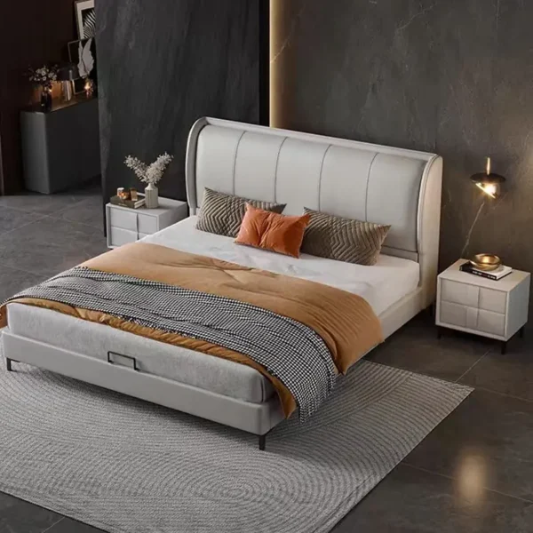 giuong ngu boc da thiet ke thanh lich hien dai sp13493 1