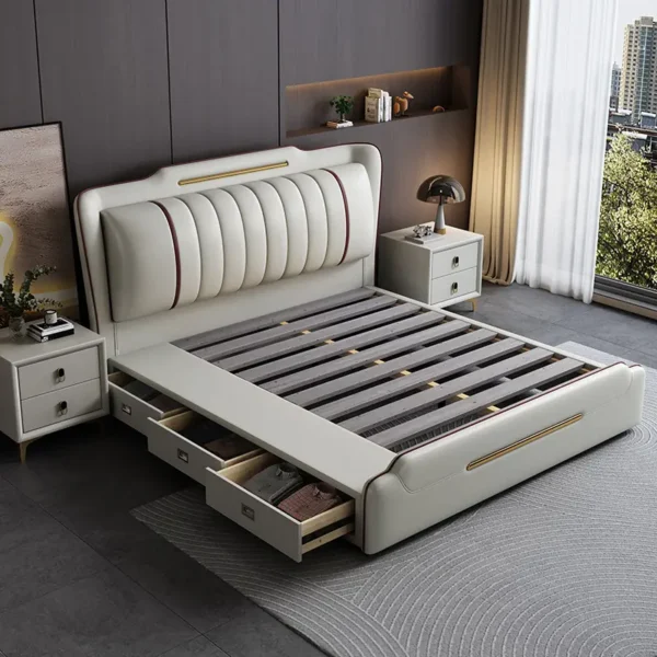 giuong ngu boc da vien ma vang cao cap sp13568