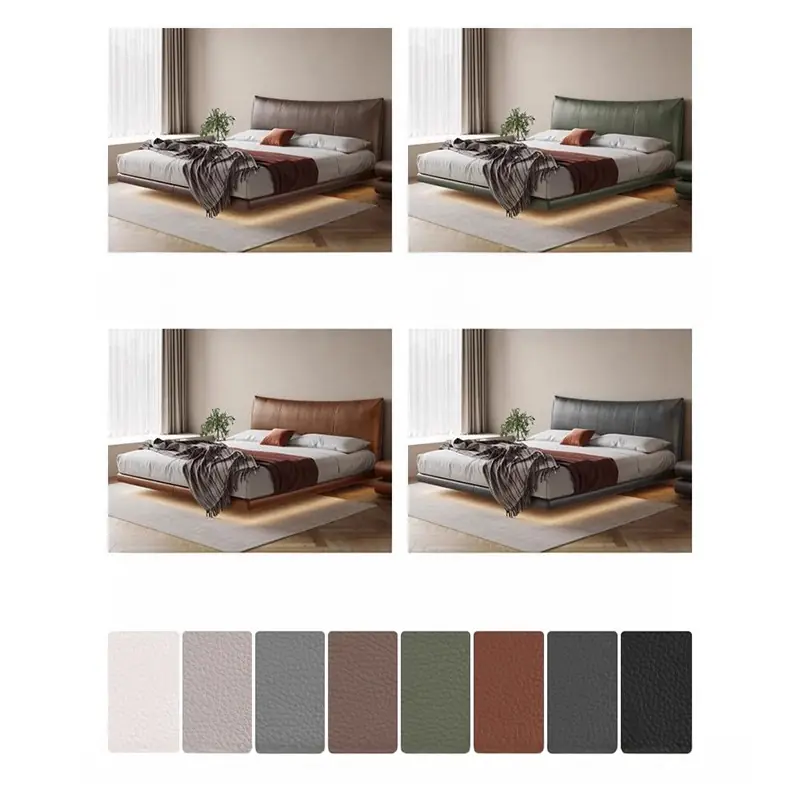 Giường Ngủ Da Thấp Sàn Khung Sắt Thiết Kế Hiện Đại - SP12888 5 Giường Ngủ Da Thấp Sàn Khung Sắt Thiết Kế Hiện Đại - SP12888 - Ảnh 5