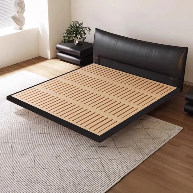 Giường Ngủ Da Thấp Sàn Khung Sắt Thiết Kế Hiện Đại - SP12888 3 Giường Ngủ Da Thấp Sàn Khung Sắt Thiết Kế Hiện Đại - SP12888 - Ảnh 3