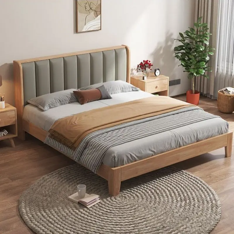 Giường Ngủ Gỗ Bọc Da Thanh Lịch - SP13421 1 Giường Ngủ Gỗ Bọc Da Thanh Lịch - SP13421