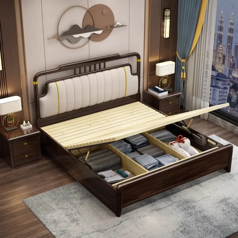 giuong ngu go co ngan keo dau giuong boc da cao cap sp12896 4