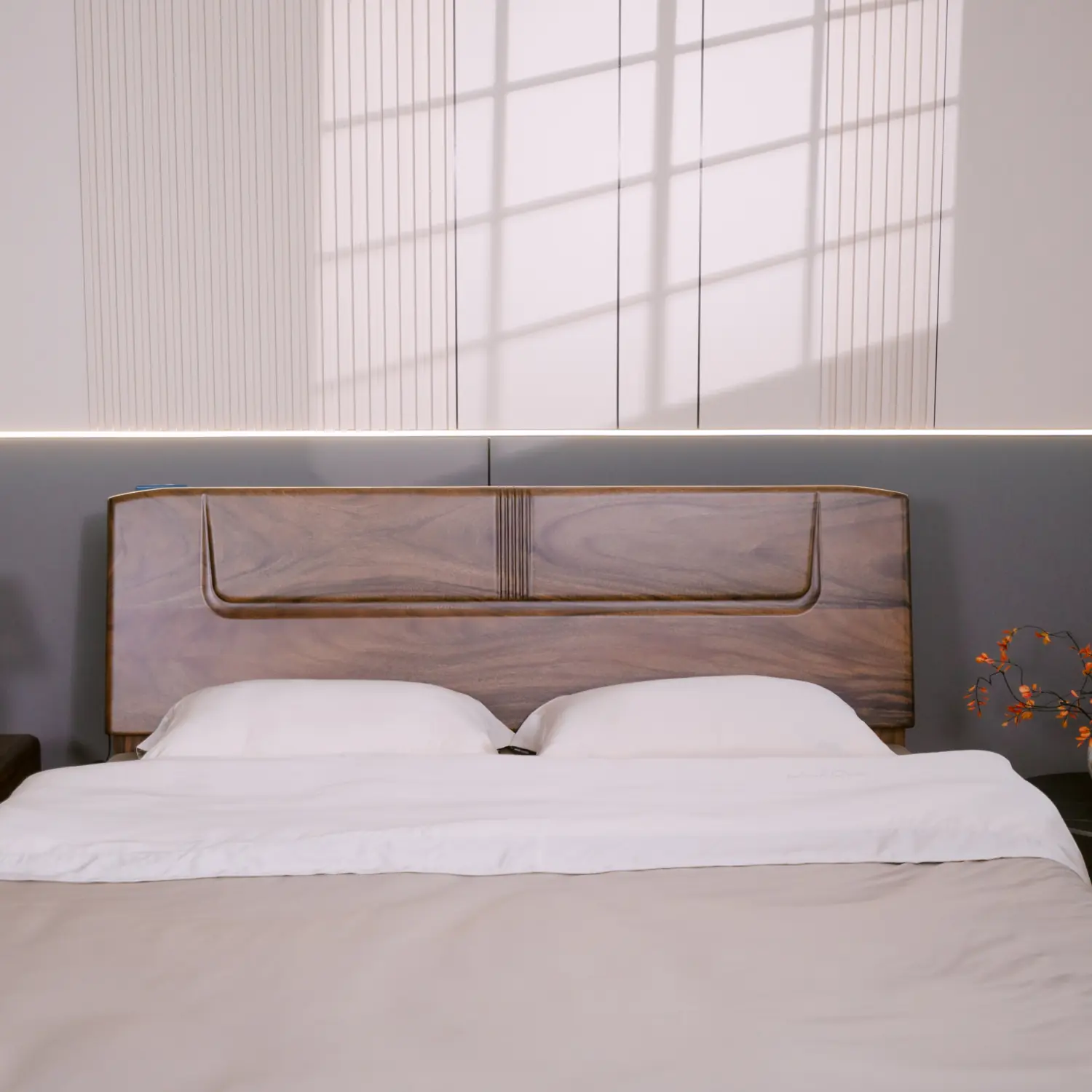 Giường Ngủ Gỗ Nam Phi Sơn Màu Óc Chó Cao Cấp - SP13505 12 giuong ngu go nam phi son mau oc cho cao cap sp13505 7