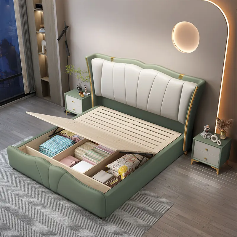 giuong ngu sofa boc da cao cap sp13532 4