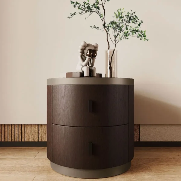 Tủ Đầu Giường Hình Trụ Thanh Lịch - SP13377