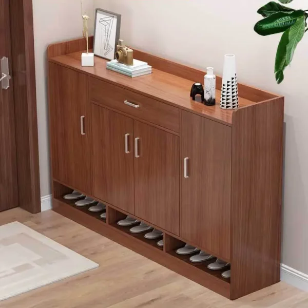Tủ Giày Gỗ Hiện Đại Thiết Kế Đơn Giản - SP13789