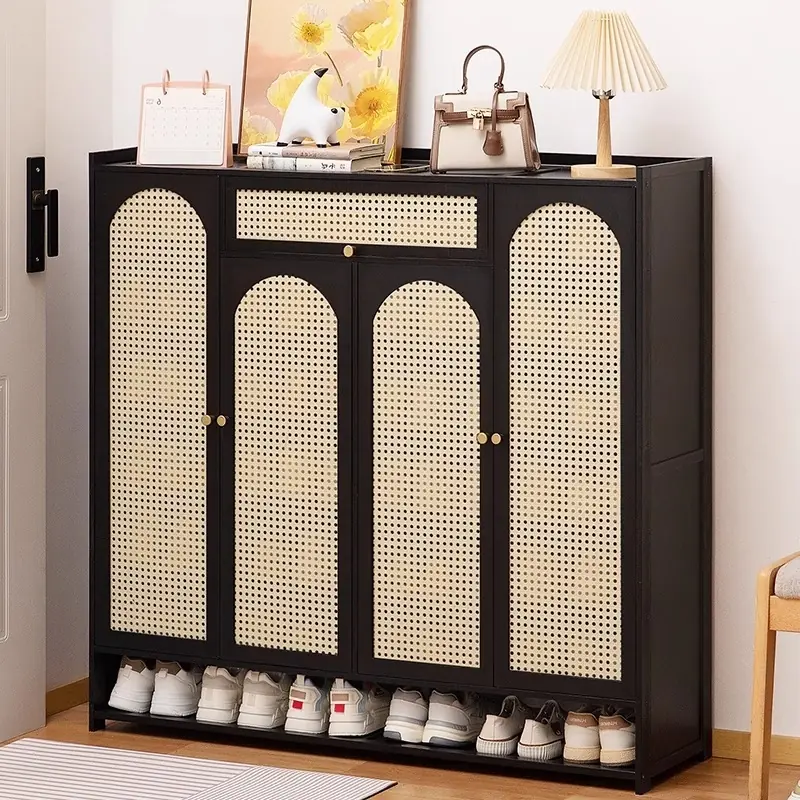 Tủ Giày Gỗ Nan Mây Sang Trọng Thanh Lịch - Sp13782 5 tu giay go nan may sang trong thanh lich sp13782 1