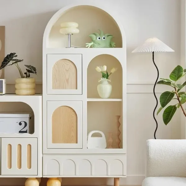 Tủ Gỗ Trang Trí Hoạ Tiết Dễ Thương Thanh Lịch - SP12962