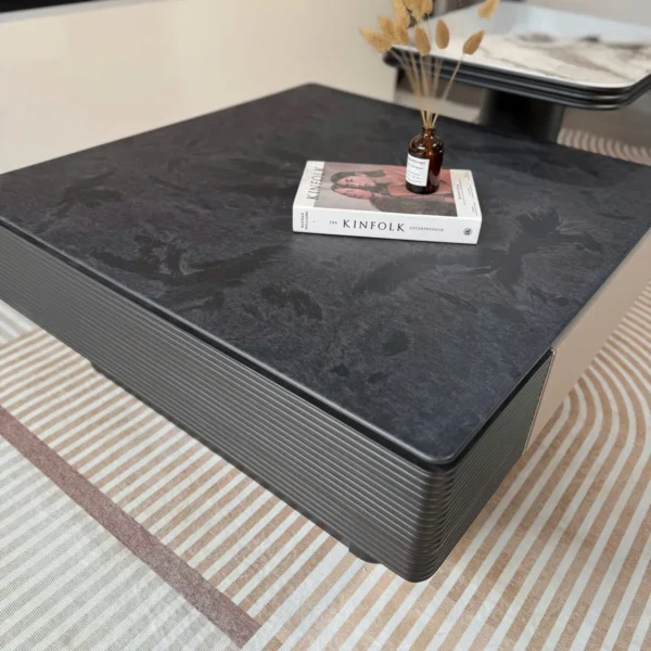 Bàn Trà Đôi Vuông Mặt Đá Hiện Đại - SP14320 9 ban tra doi vuong mat da hien dai sp14320 2