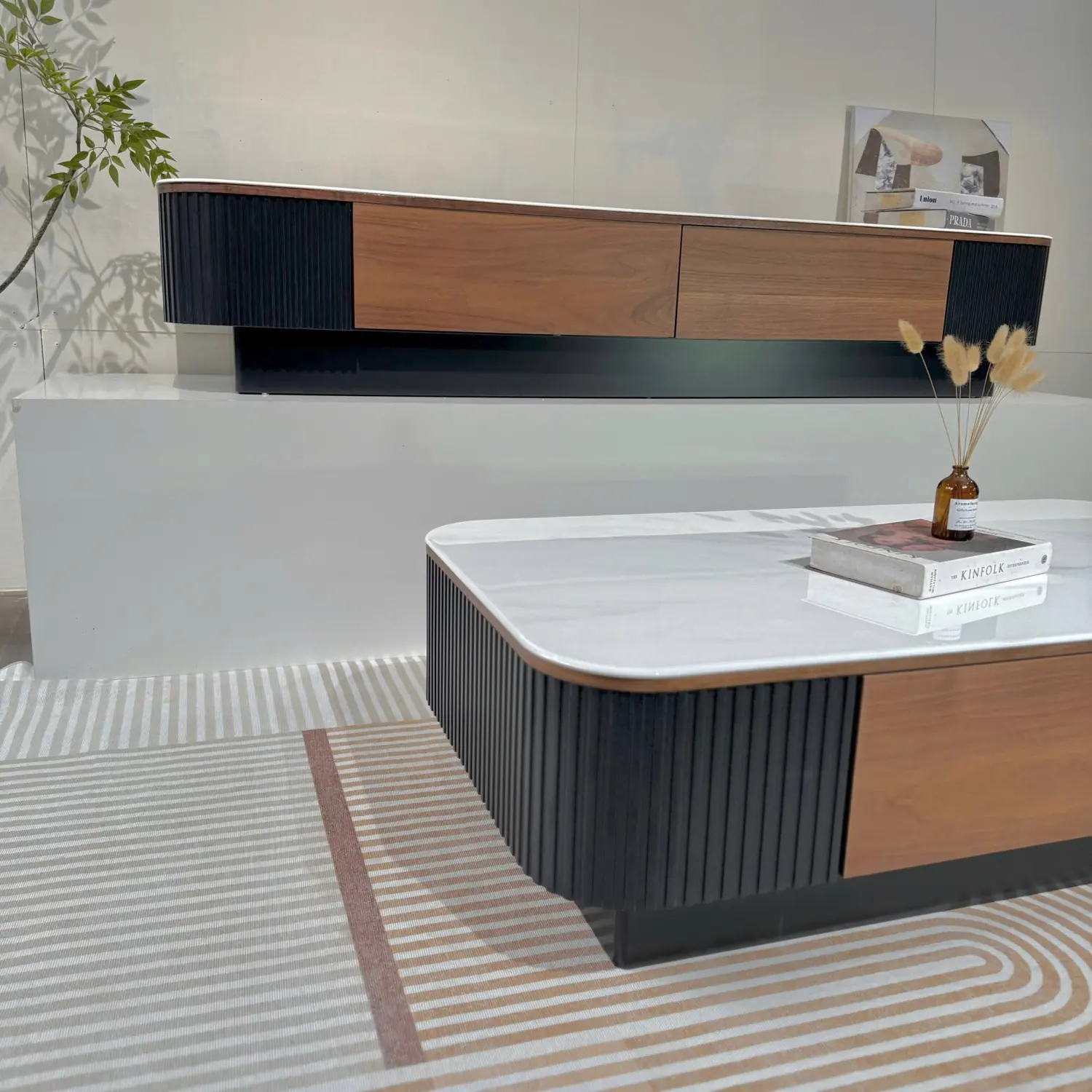 Bàn Trà Mặt Đá Phối Gỗ Hiện Đại Sang Trọng - SP14336 13 ban tra mat da phoi go hien dai sang trong sp14336 1