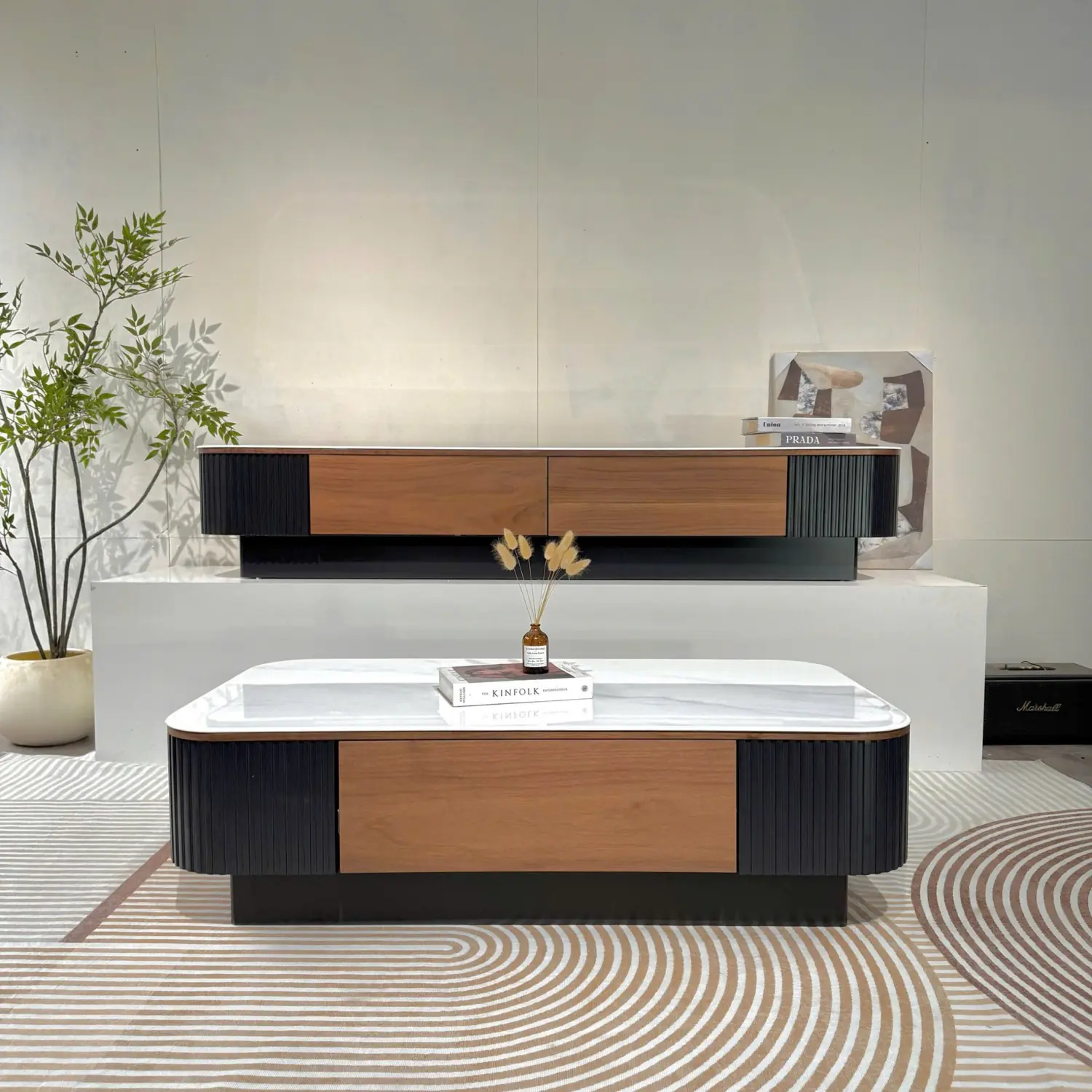 Bàn Trà Mặt Đá Phối Gỗ Hiện Đại Sang Trọng - SP14336 11 ban tra mat da phoi go hien dai sang trong sp14336 3