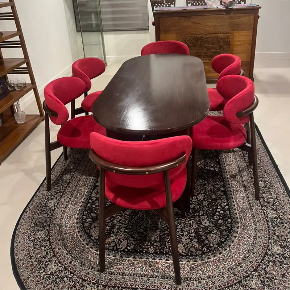 Bộ Bàn Ăn Gỗ Phong Cách Rustic - SP14291 8 bo ban an go phong cach rustic sp14291 3