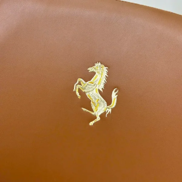 Ghế Ăn Bọc Da Yên Ngựa Logo Thêu Tay Cao Cấp - SP14264 5 ghe an boc da yen ngua logo theu tay cao cap sp14264 1