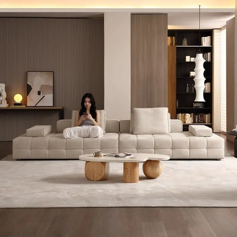 Ghế Sofa Băng Thấp Bọc Nỉ Module Khối Hiện Đại - SP14431 8 ghe sofa bang thap boc ni module khoi hien dai sp14431