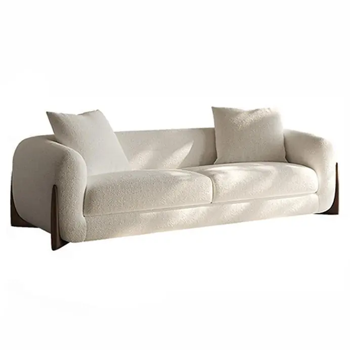 Ghế Sofa Vải Cao Cấp 3 Chỗ Form Bo Tròn Tinh Tế - SP14085 8 ghe sofa vai cao cap 3 cho form bo tron tinh te sp14085