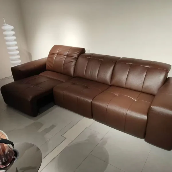 ghe sofa vang boc da co tua gat gu hien dai sp14140