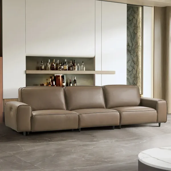 ghe sofa vang boc da form vuong hien dai sp14946