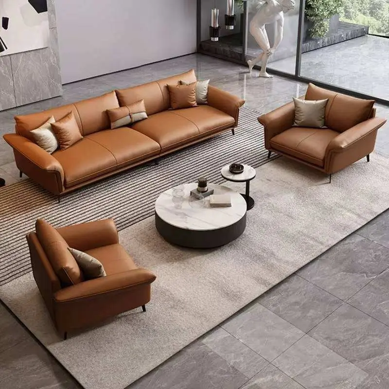 Ghế sofa văng bọc da hiện đại - SP14163 13 ghe sofa vang boc da hien dai sp14163 4