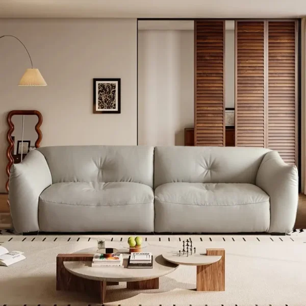 Ghế Sofa Văng Bọc Da Tựa Lưng Cao Hiện Đại - SP14916