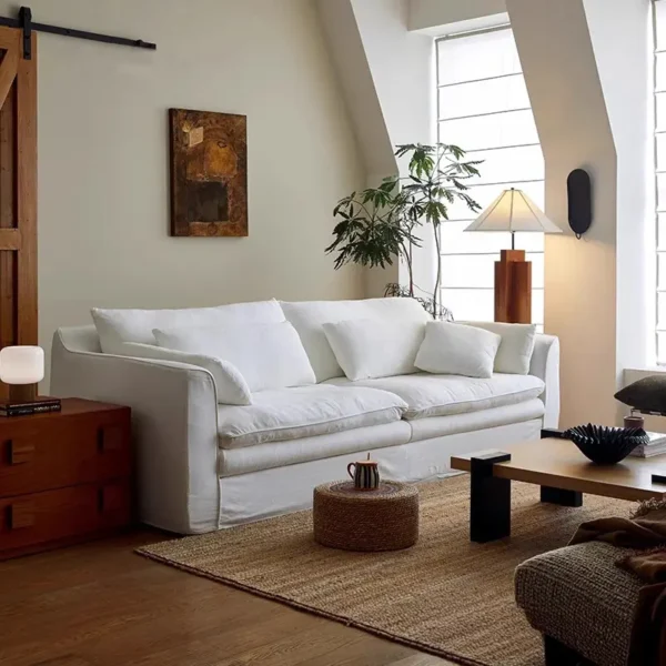 Ghế Sofa Văng Bọc Vải Đệm Êm Ái Thanh Lịch - SP14507