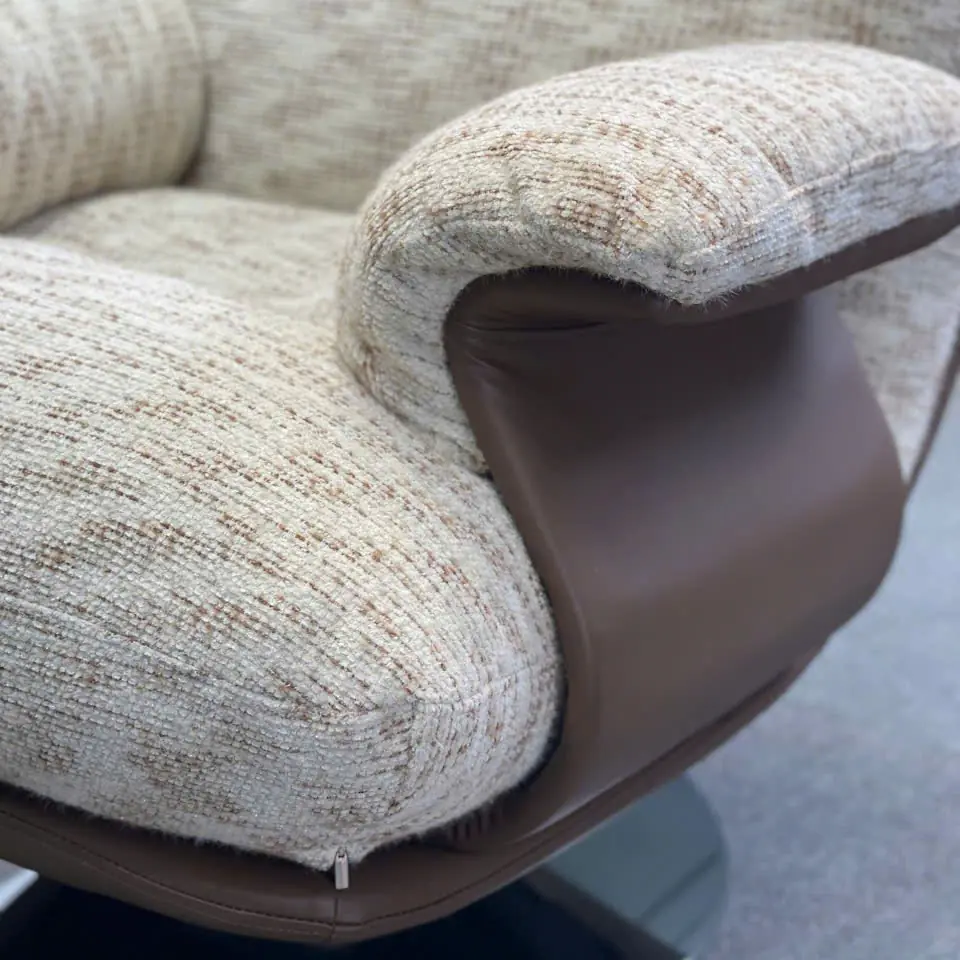 Ghế Thư Giãn Trụ Xoay Bọc Nỉ Cao Cấp - SP14188 13 ghe thu gian tru xoay boc ni cao cap sp14188 1