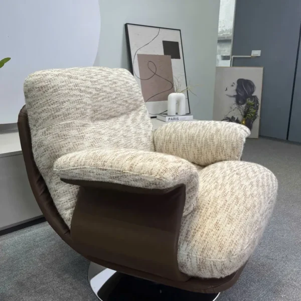 Ghế Thư Giãn Trụ Xoay Bọc Nỉ Cao Cấp - SP14188 8 ghe thu gian tru xoay boc ni cao cap sp14188 2