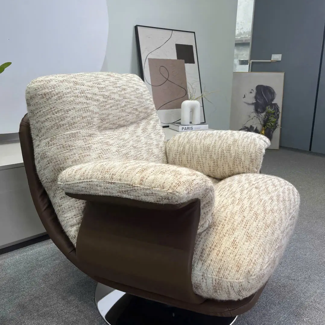 Ghế Thư Giãn Trụ Xoay Bọc Nỉ Cao Cấp - SP14188 12 ghe thu gian tru xoay boc ni cao cap sp14188 2