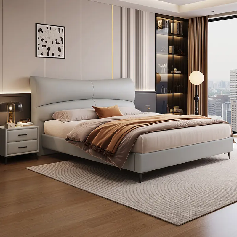 Giường Ngủ Bọc Da Cao Cấp Tựa Đầu Bo Cong Tiện Lợi - SP13885 9 giuong ngu boc da cao cap tua dau bo cong tien loi sp13885 2