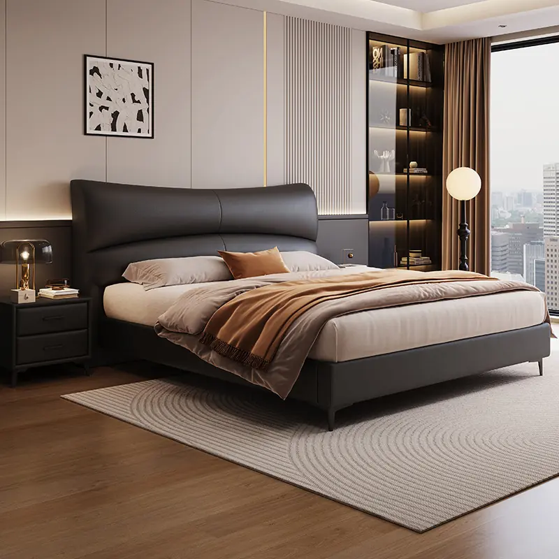 Giường Ngủ Bọc Da Cao Cấp Tựa Đầu Bo Cong Tiện Lợi - SP13885 8 giuong ngu boc da cao cap tua dau bo cong tien loi sp13885 3