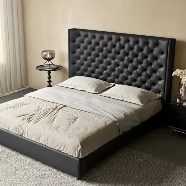 Giường Ngủ Bọc Da Đầu Giường Caro Tân Cổ Điển Sang Trọng - SP13957 7 giuong ngu boc da dau giuong caro tan co dien sang trong sp13957 1