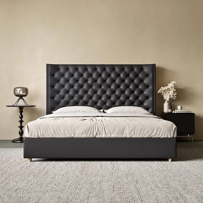 Giường Ngủ Bọc Da Đầu Giường Caro Tân Cổ Điển Sang Trọng - SP13957 8 giuong ngu boc da dau giuong caro tan co dien sang trong sp13957 3