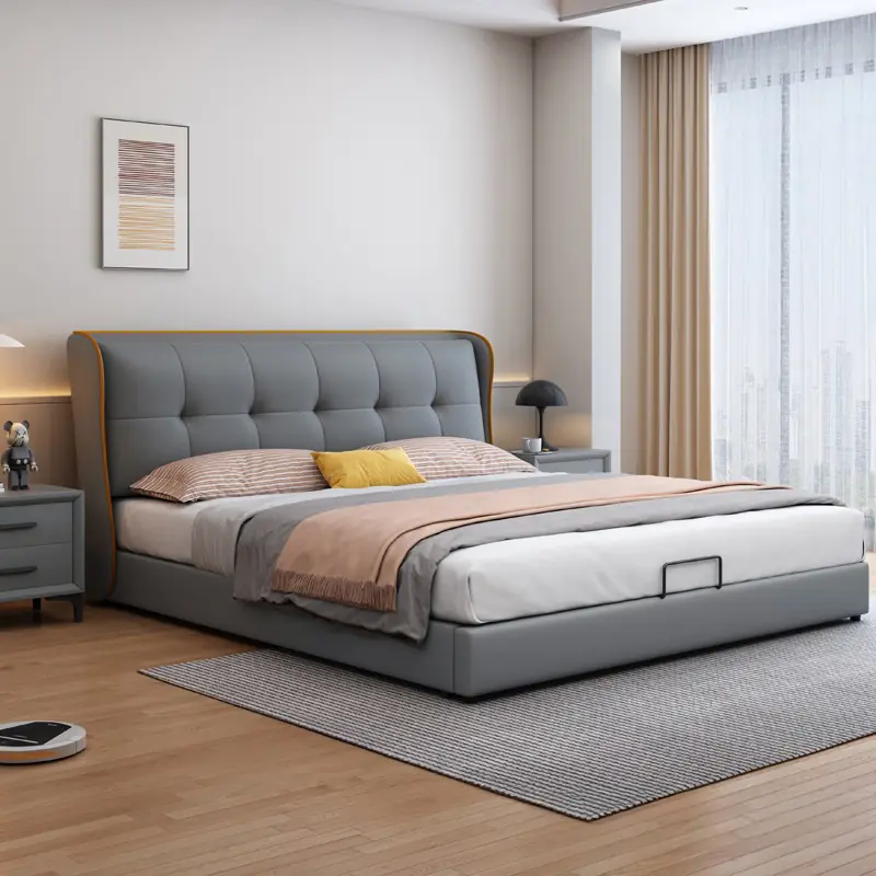 Giường Ngủ Bọc Da Hiện Đại - SP13846 8 giuong ngu boc da hien dai sp13846 1