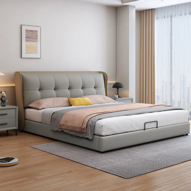 Giường Ngủ Bọc Da Hiện Đại - SP13846 10 giuong ngu boc da hien dai sp13846 2