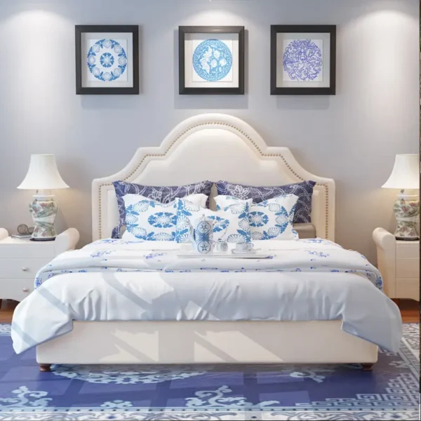 Giường Ngủ Bọc Da Tân Cổ Điển Hiện Đại - SP14800