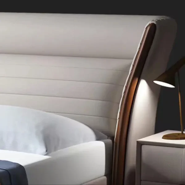 Giường Ngủ Bọc Da Tựa Đầu Bản Lớn Bo Cong Hiện Đại - SP13905 7 giuong ngu boc da tua dau ban lon bo cong hien dai sp13905 2