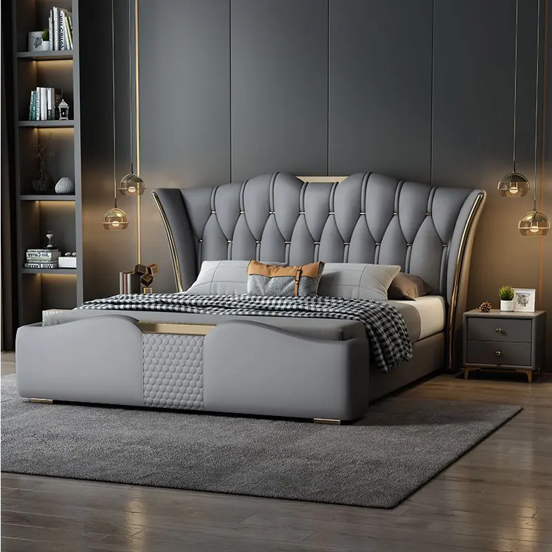 Giường Ngủ Bọc Da Tựa Đầu Hoàng Gia Cao Cấp - SP13851 8 giuong ngu boc da tua dau hoang gia cao cap sp13851 3