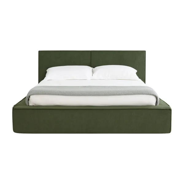 Giường Ngủ Bọc Nỉ Đầu Phẳng Tối Giản Hiện Đại Sang Trọng - SP14878