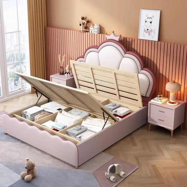 giuong ngu cong chua boc nem de thuong cao cap sp14630 1