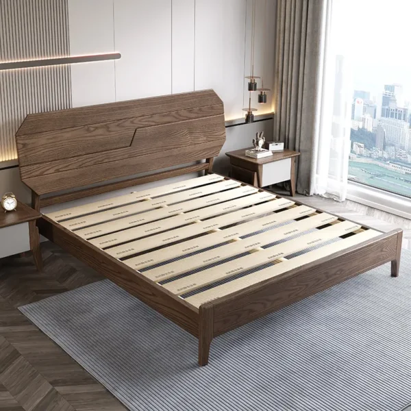 Giường Ngủ Gỗ MDF Hiện Đại, Đầu Giường Vát Cạnh Tinh Tế - SP12601 8 giuong ngu go mdf hien dai dau giuong vat canh tinh te sp12601